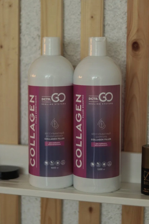 Dctr.Go. Набор для волос шампунь и кондиционер с коллагеном 1000 мл+1000 мл в Москве