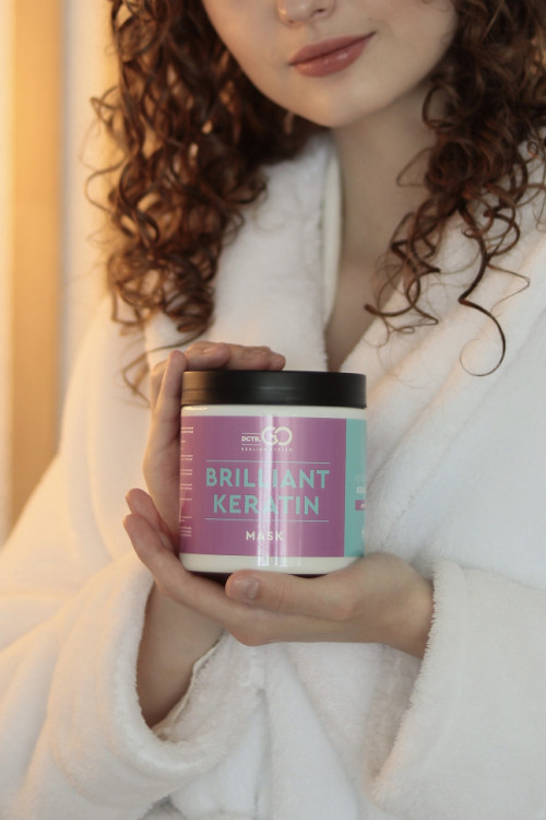 Kератиновая маска для любого типа волос 250 мл. Keratin SPA hair repair в Москве