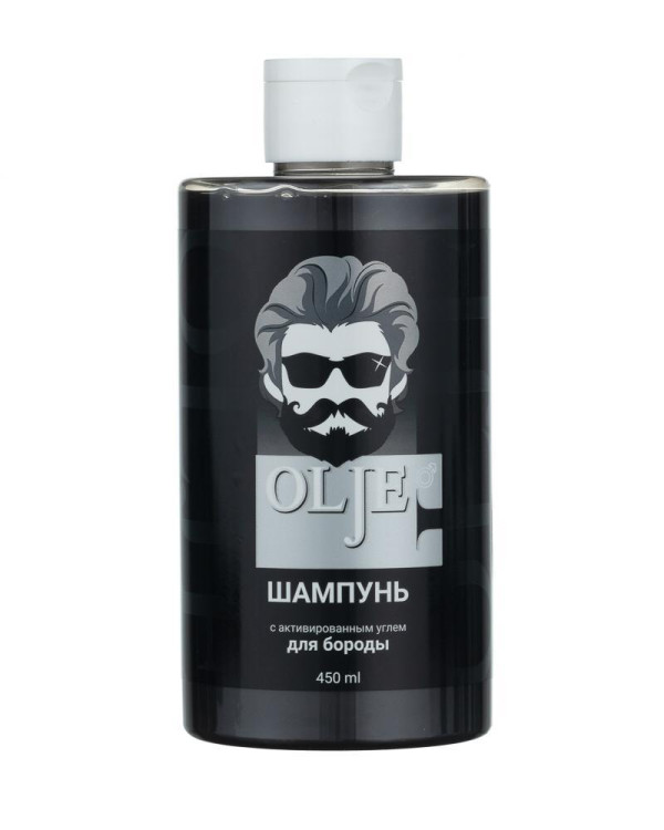 OLJE. Мужской шампунь для волос и бороды с активированным углем, 450 мл в Москве