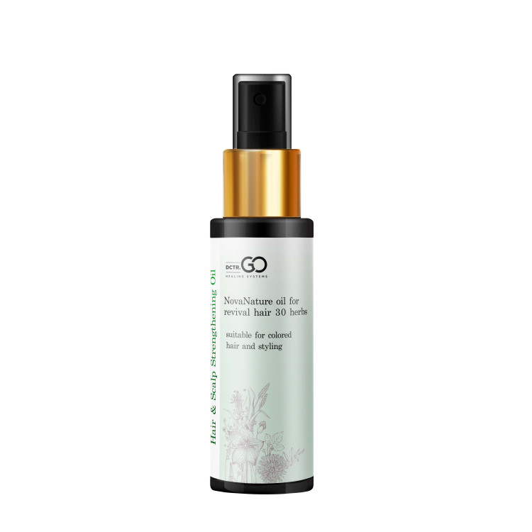 Натуральное масло для волос NovaNature oil for revival hair 30 herbs Dctr.Go Healing Systems 110 мл в Москве