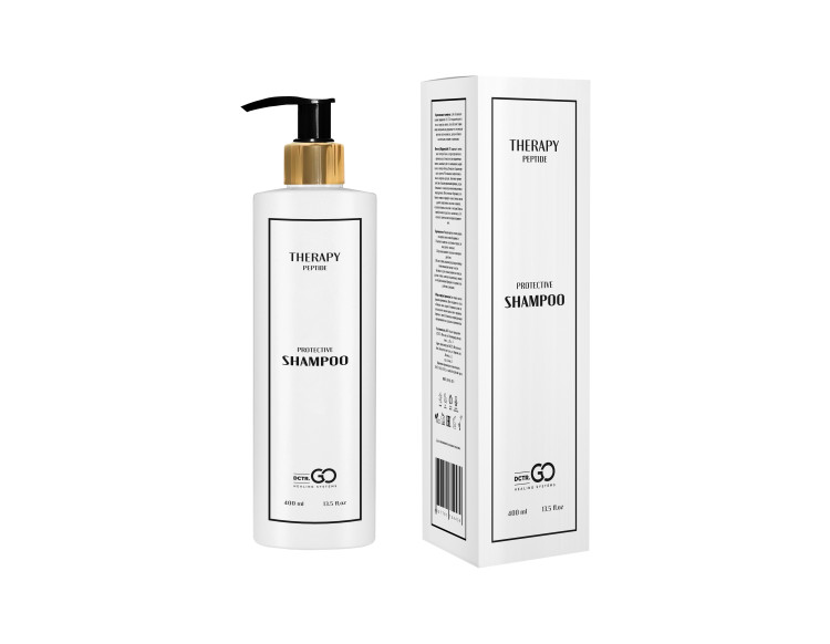 Укрепляющий шампунь -защита для волос от повреждений Therapy peptide protective shampoo 400 мл. в Москве